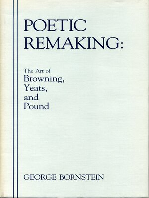 cover image of Poetic Remaking